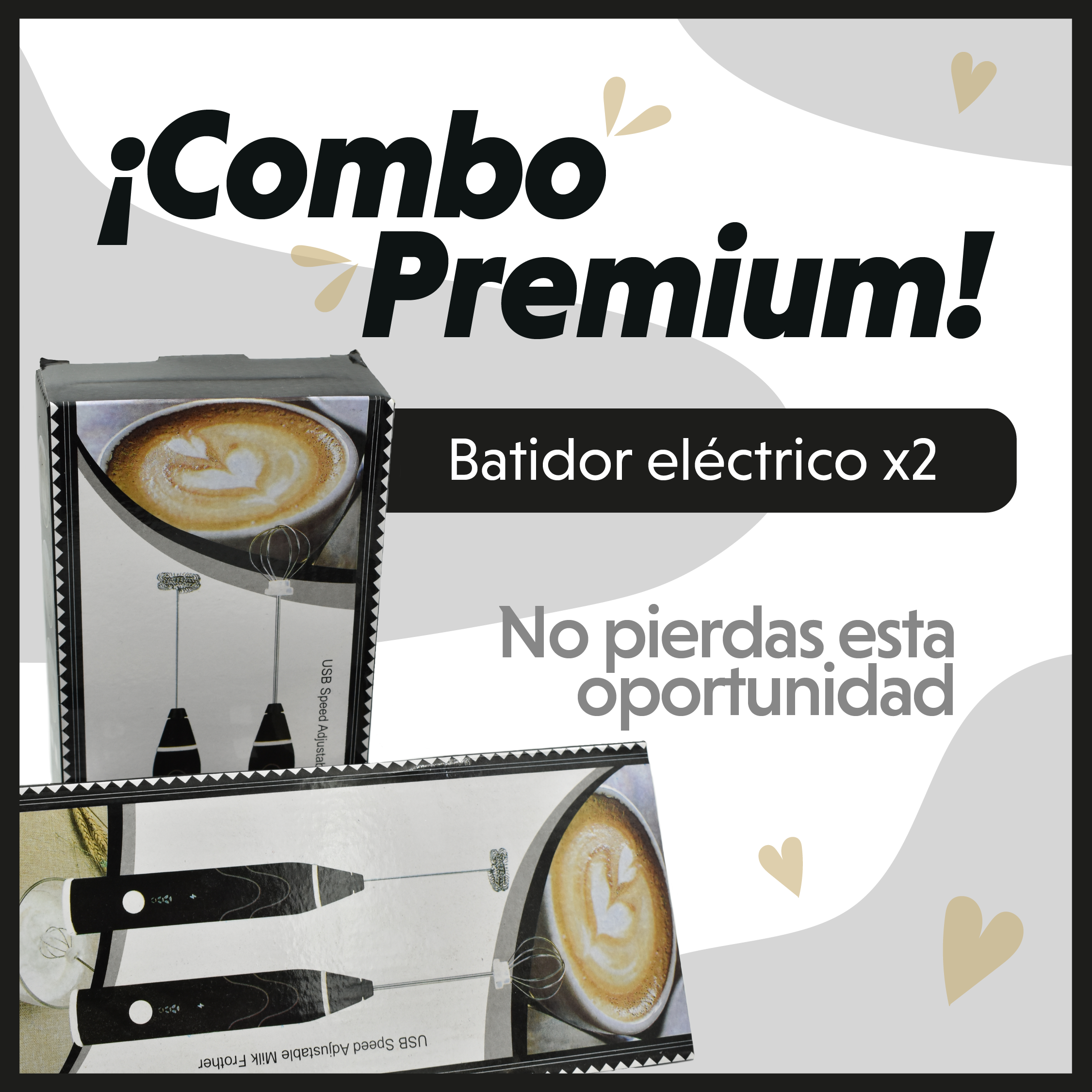 BATIDOR ELECTRICO X2 PREMIUM